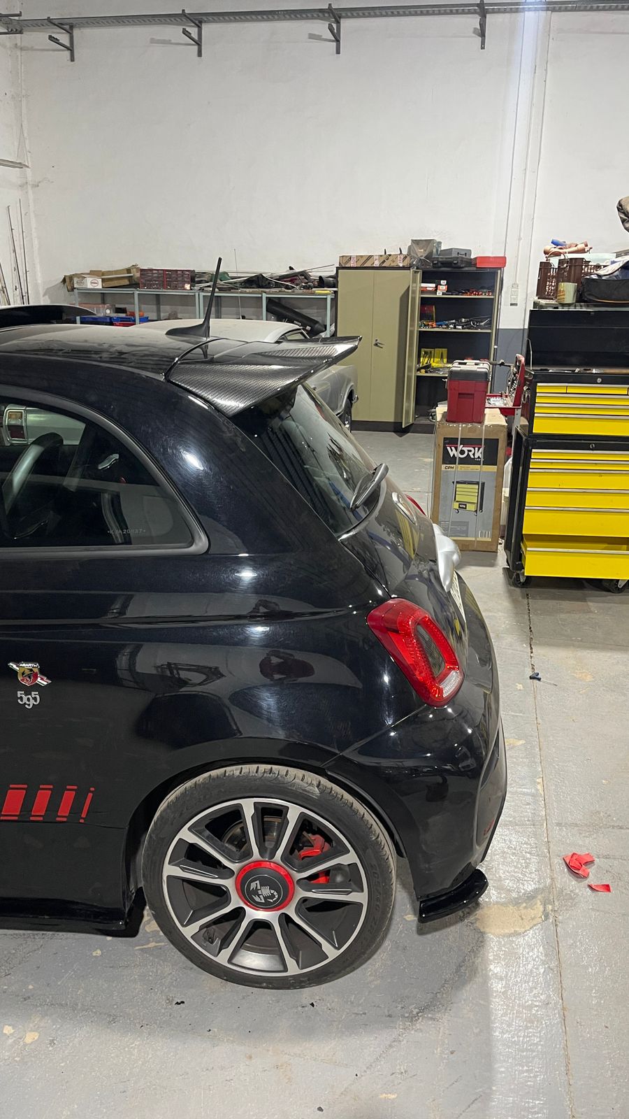 Abarth Extension Wing Spoiler Visor "Batman"