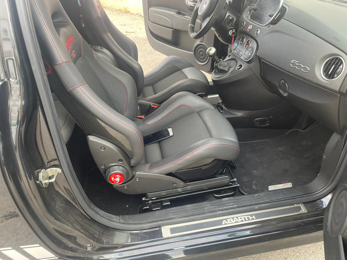 Abarth Kit Staffe Abbassamento Sabelt Basi Ridotte