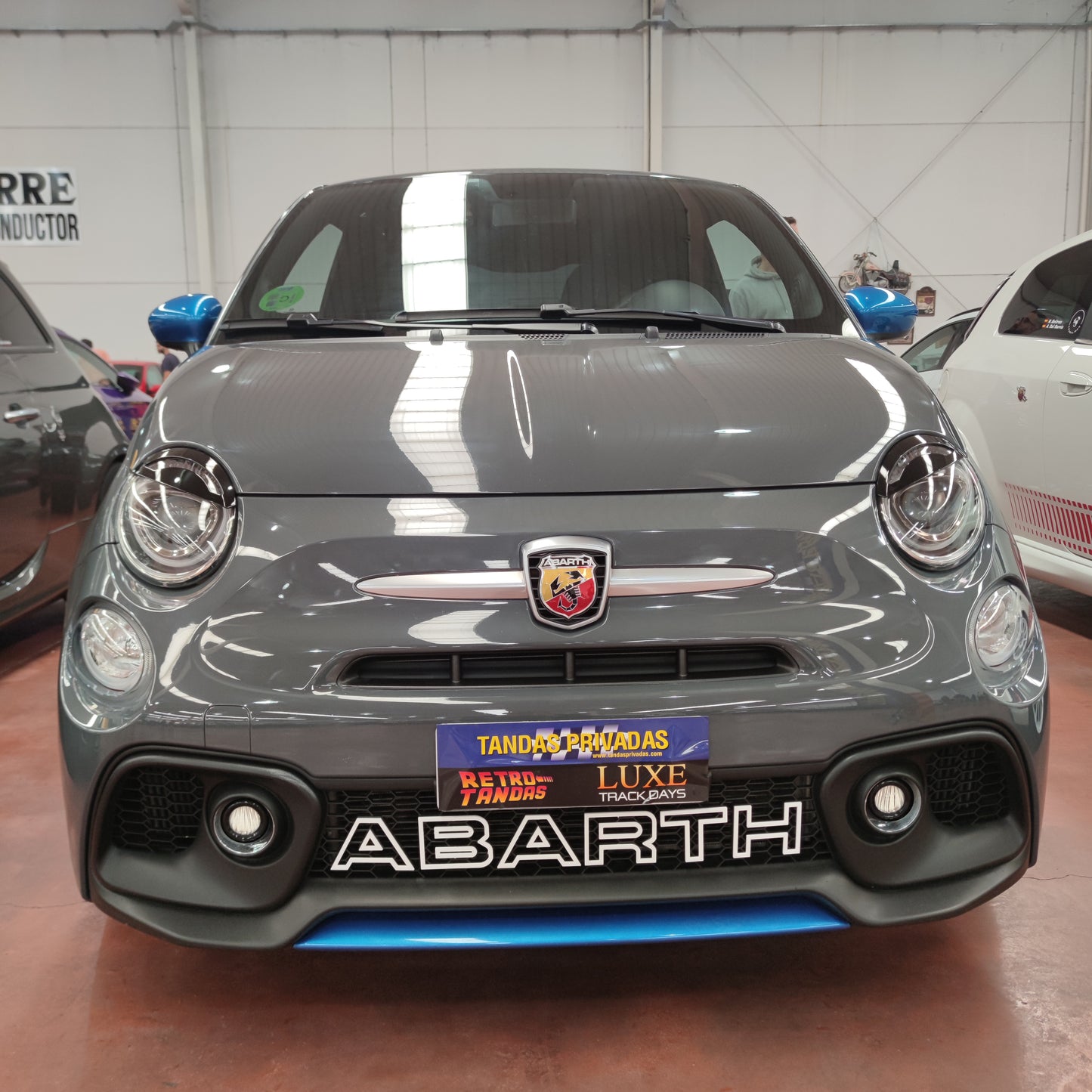 Abarth Eye Angry Bad Look Ojos Enfadados Headlight Cover ABS