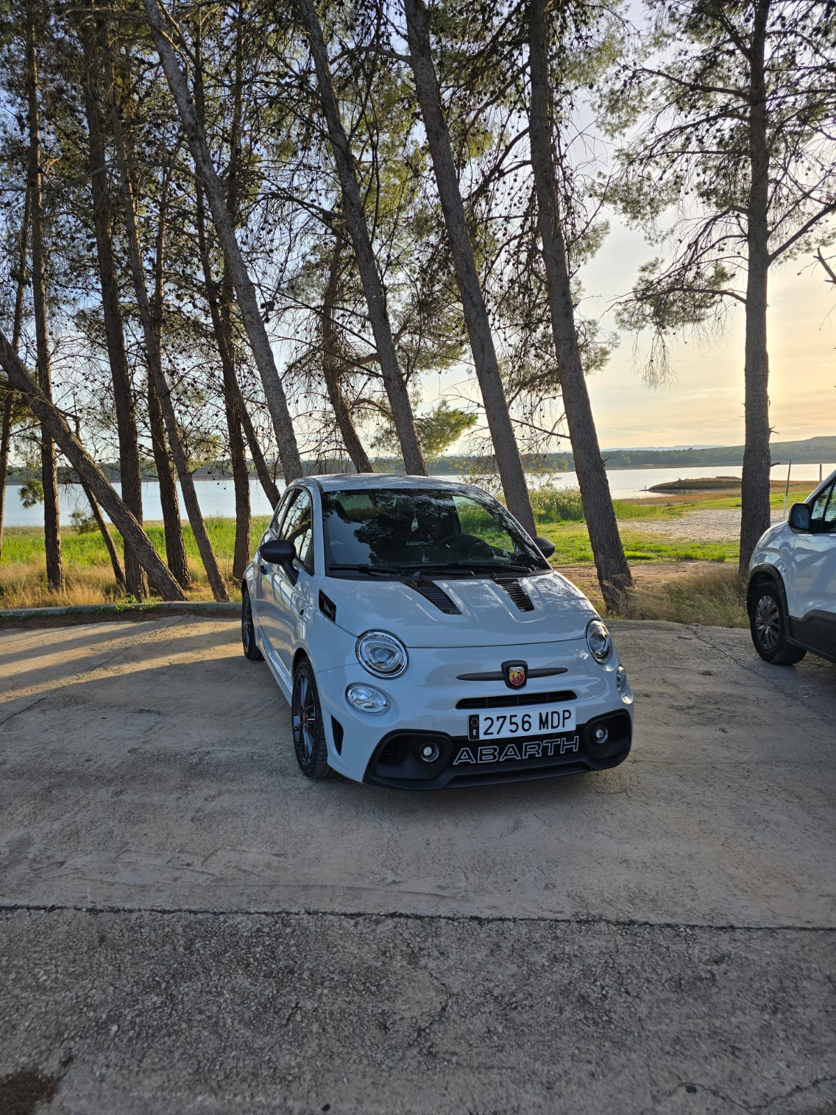 Cofano tipo Fibra Abarth Biposto + prese d'aria