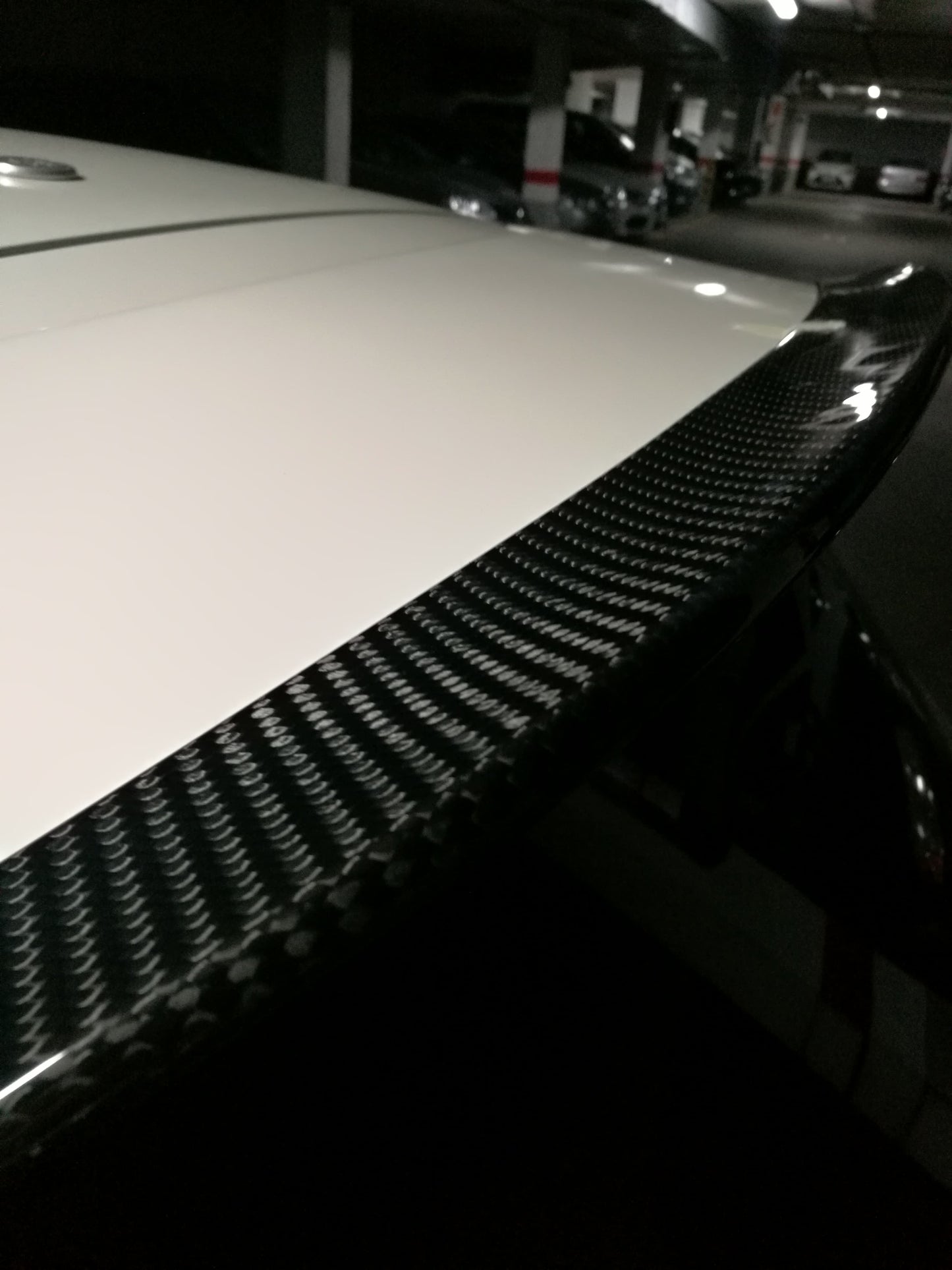 Abarth Carbono Alerón Spoiler Prolongación Lip