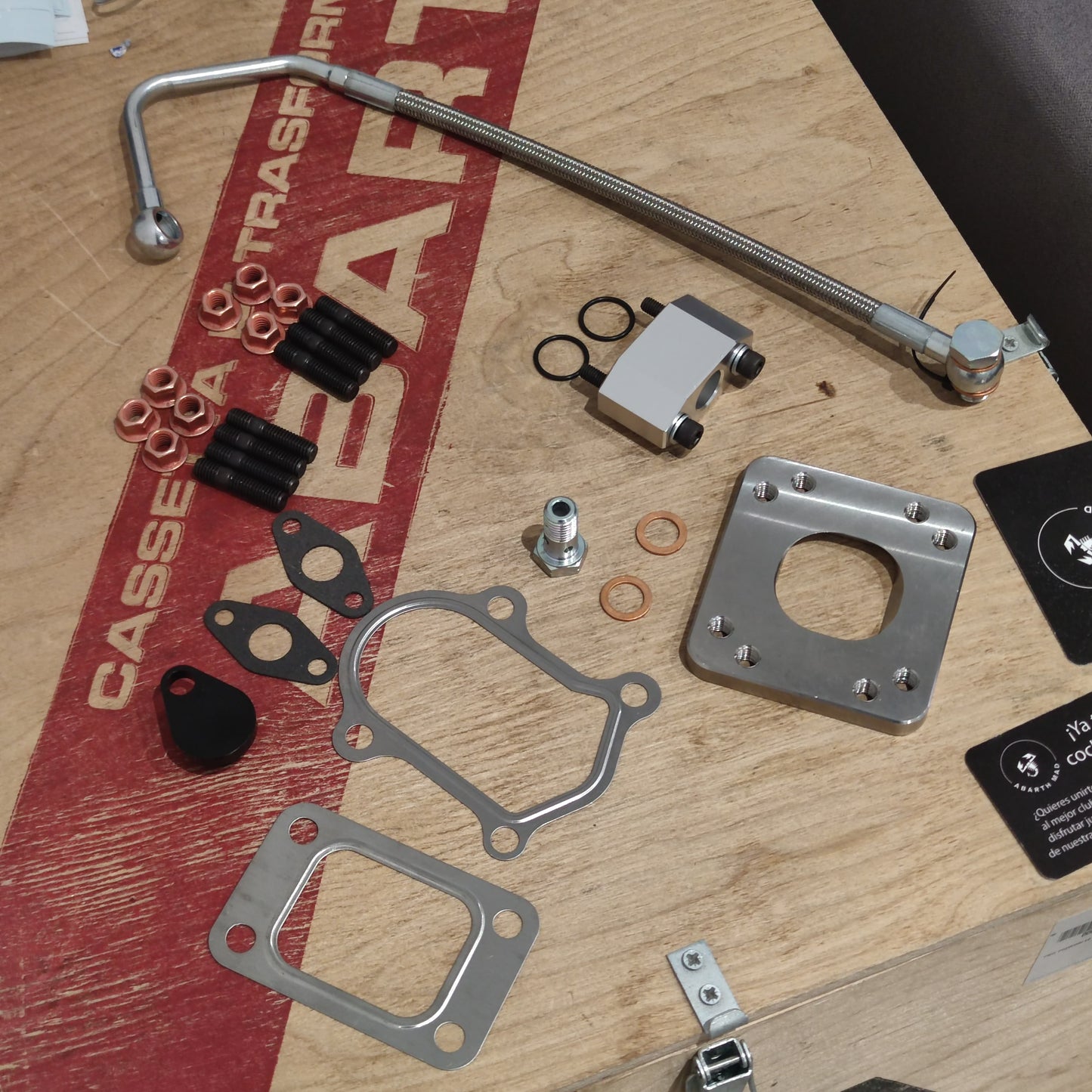 Kit Installazione Abarth Adattatore TD04 con o senza EGT