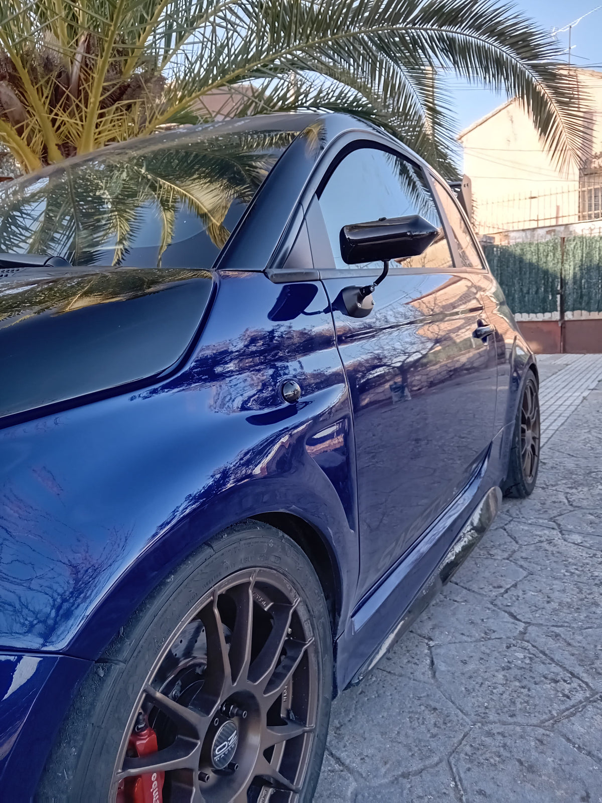 Abarth 500 All Model Side Skirts (2) Extended 2.0 Biposto Style Racing Taloneras Minigonne