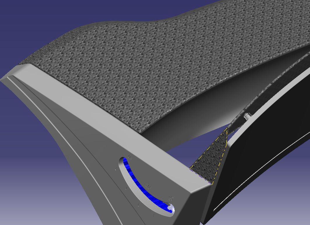 Abarth 500 595 695 Spoiler Alerón Regulable Tipo 70th Aniversario by Monza