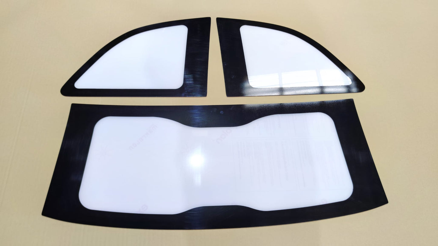 Abarth Fiat Ventanas Traseras (3) Finestrini Biposto Policarbonato Makrolon Windows