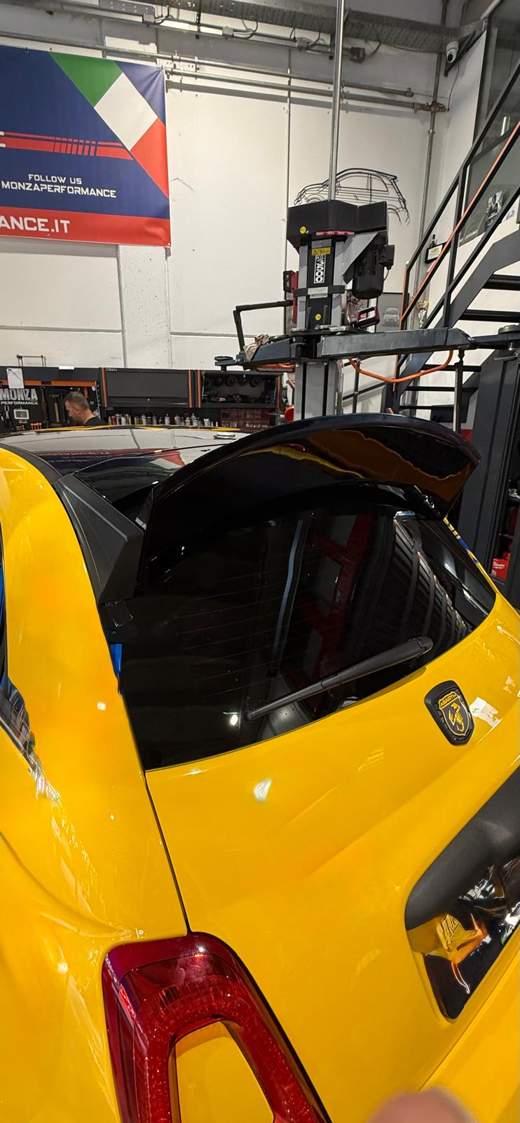 Abarth 500 595 695 Spoiler Alerón Regulable Tipo 70th Aniversario by Monza