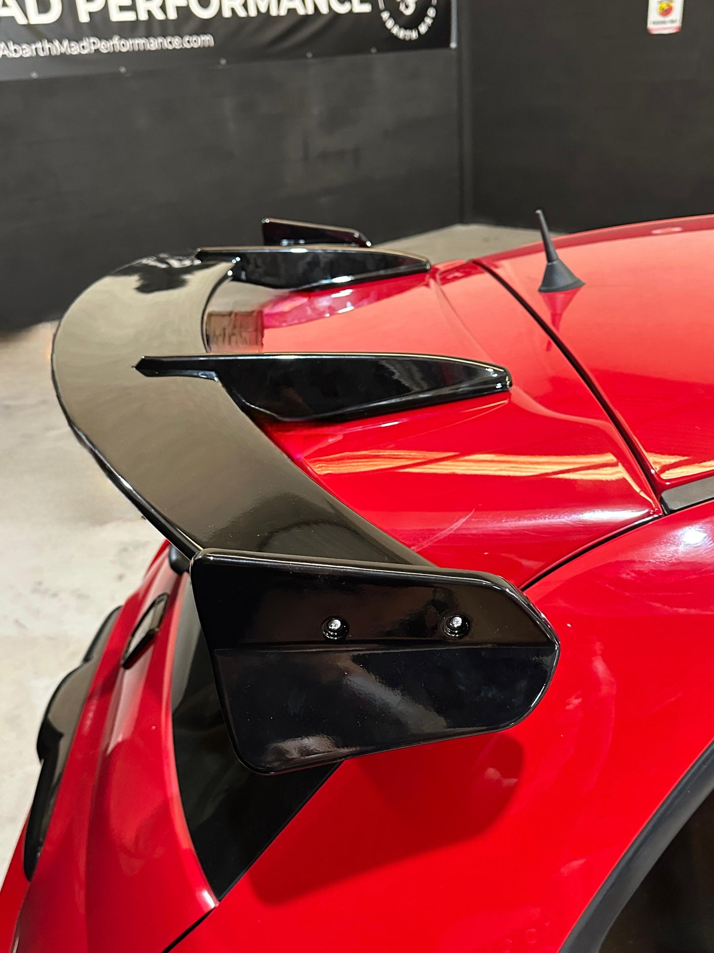 Abarth 500/595/695 Arrow Spoiler Design Japan Style Alerón ABS