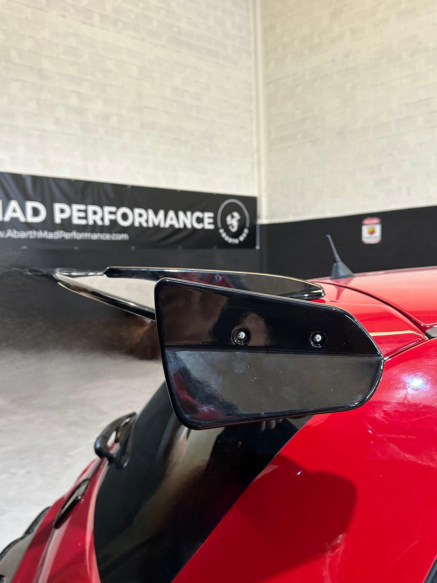 Abarth 500/595/695 Arrow Spoiler Design Japan Style Alerón ABS