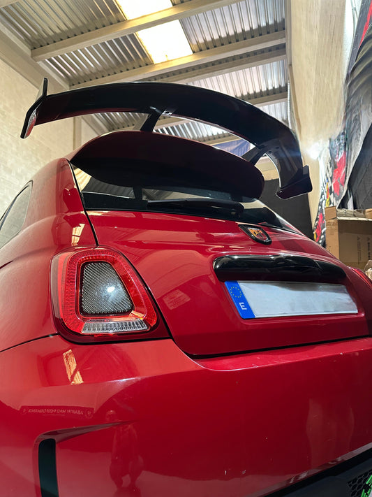 Abarth 500/595/695 Arrow Spoiler Design Japan Style Alerón ABS