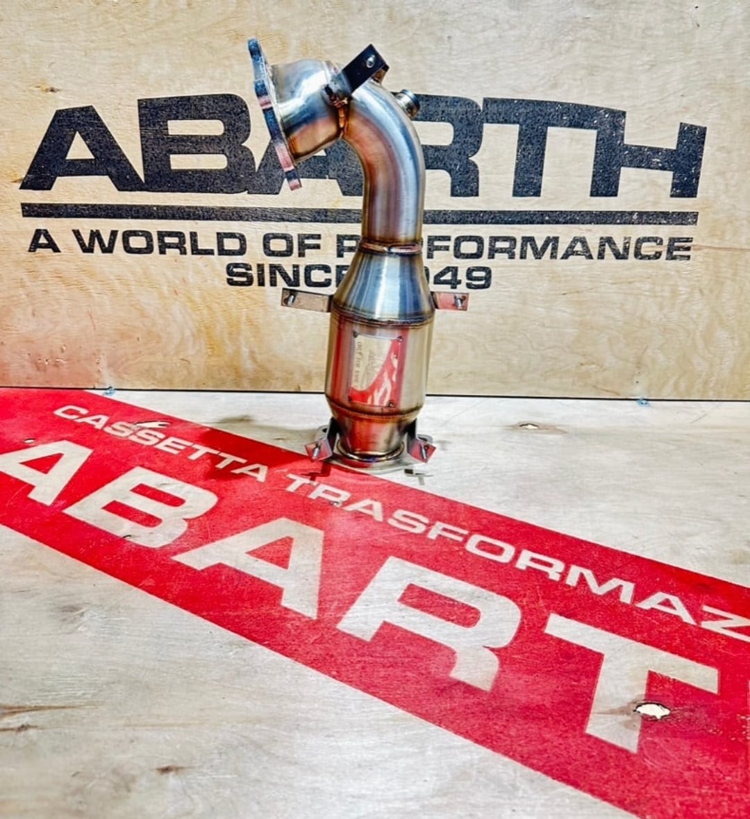 Abarth Downpipe Catalyst 200 Cells Brain IHI or GARRET