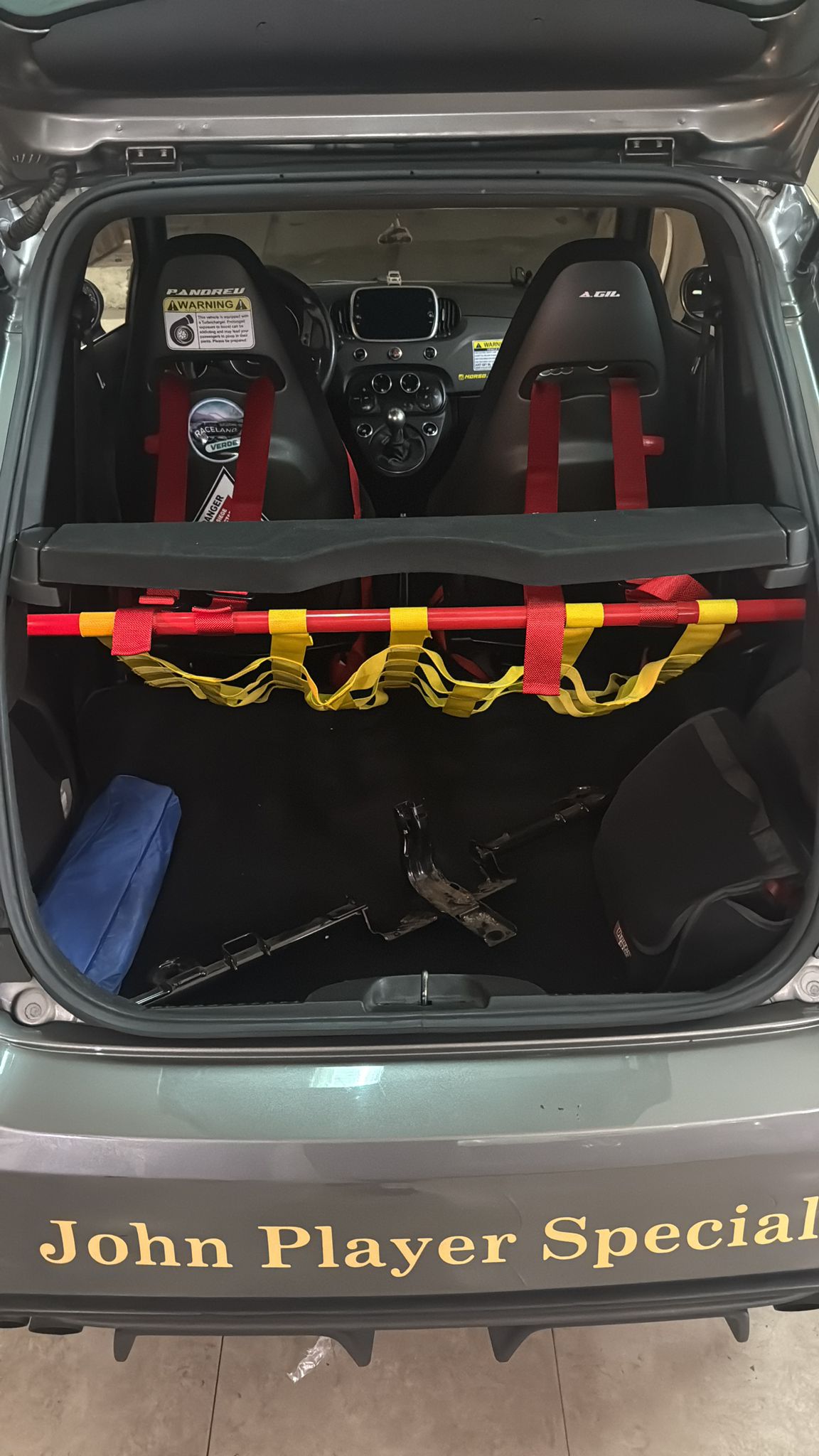 Abarth Kit Biplaza Rear Seat Delete tipo Biposto Completo