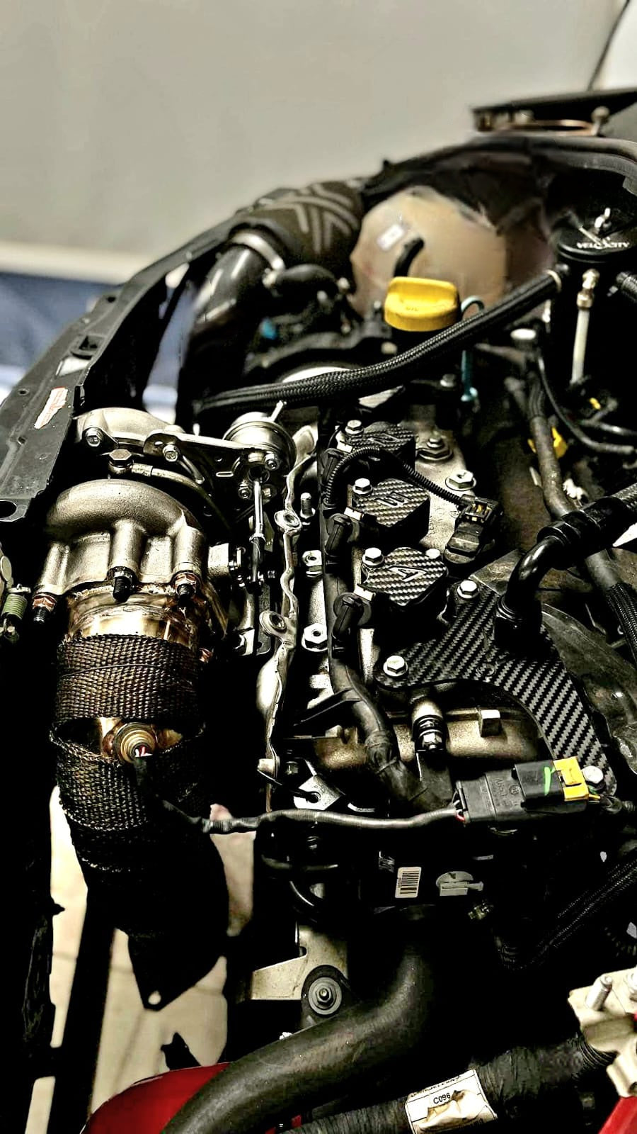 Exclusive! Abarth 500 Tjet Bravo 100% Full Carbon Fiber Intake Admisión Alta