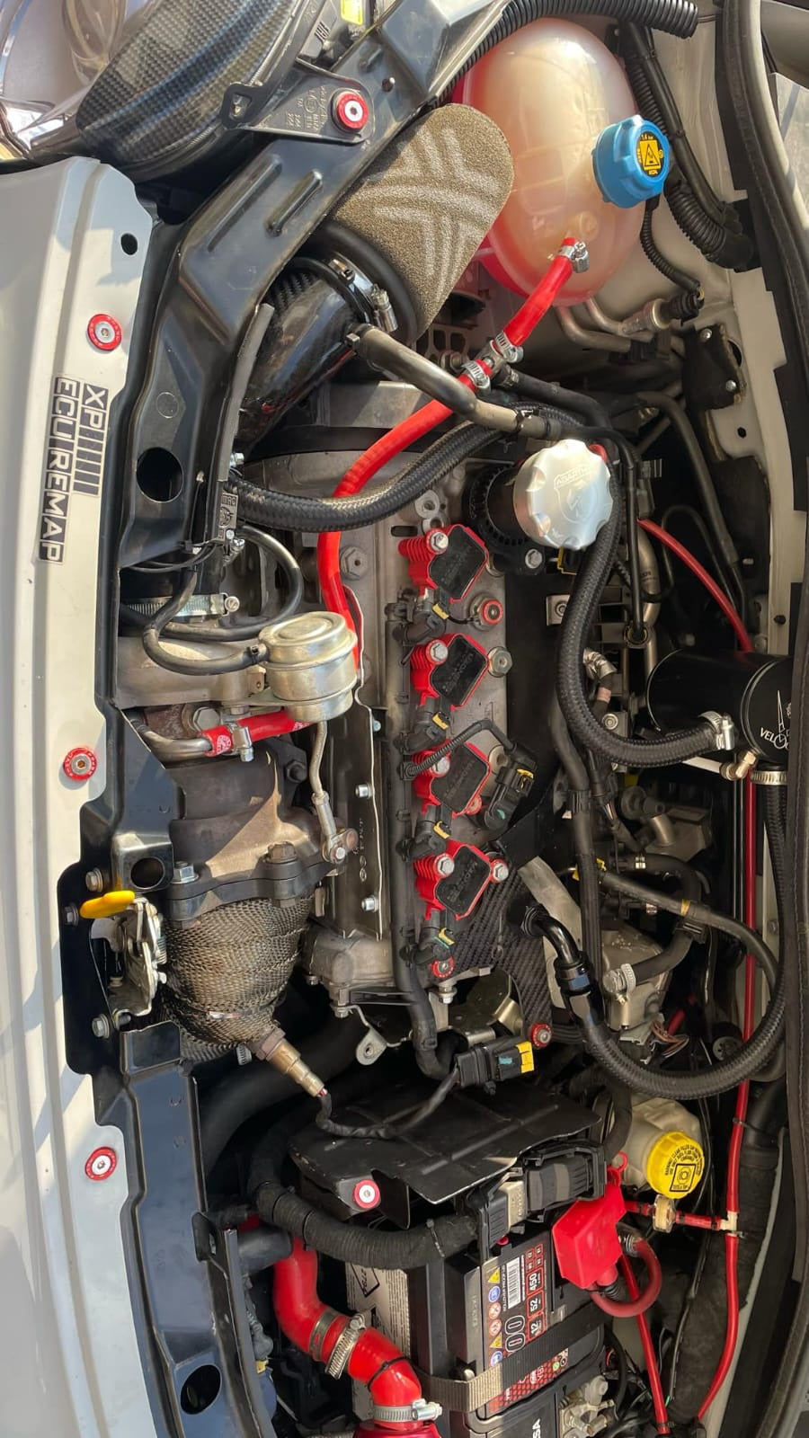 Exclusive! Abarth 500 Tjet Bravo 100% Full Carbon Fiber Intake Admisión Alta