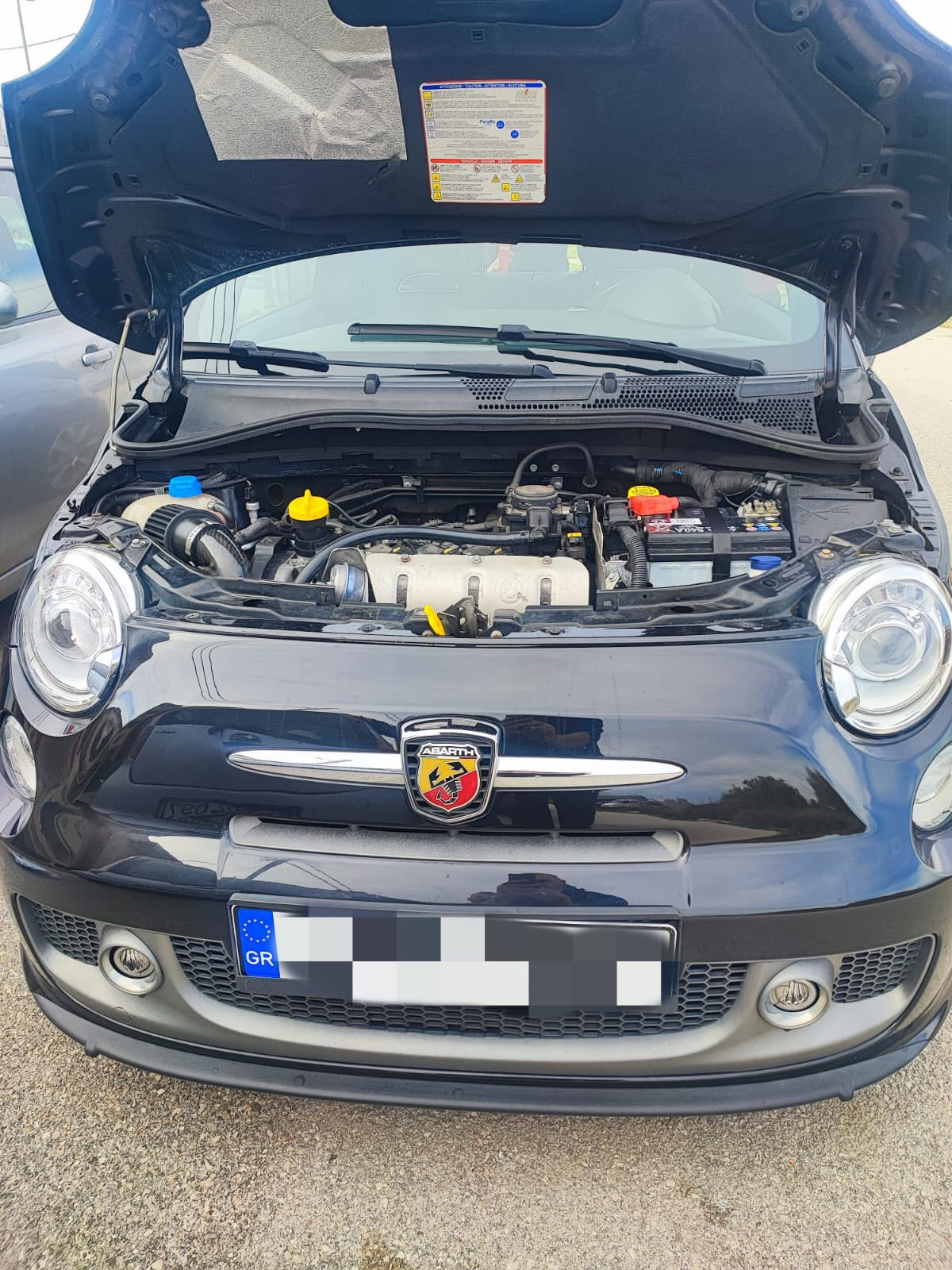 Exclusive! Abarth 500 Tjet Bravo 100% Full Carbon Fiber Intake Admisión Alta