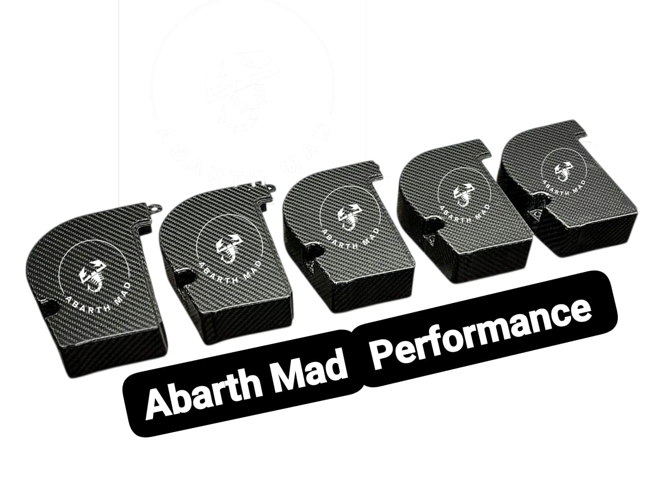 Exclusive!! Abarth 500/595/595 Tjet Carbon Fiber Timing Distribución Replacement (not cover)