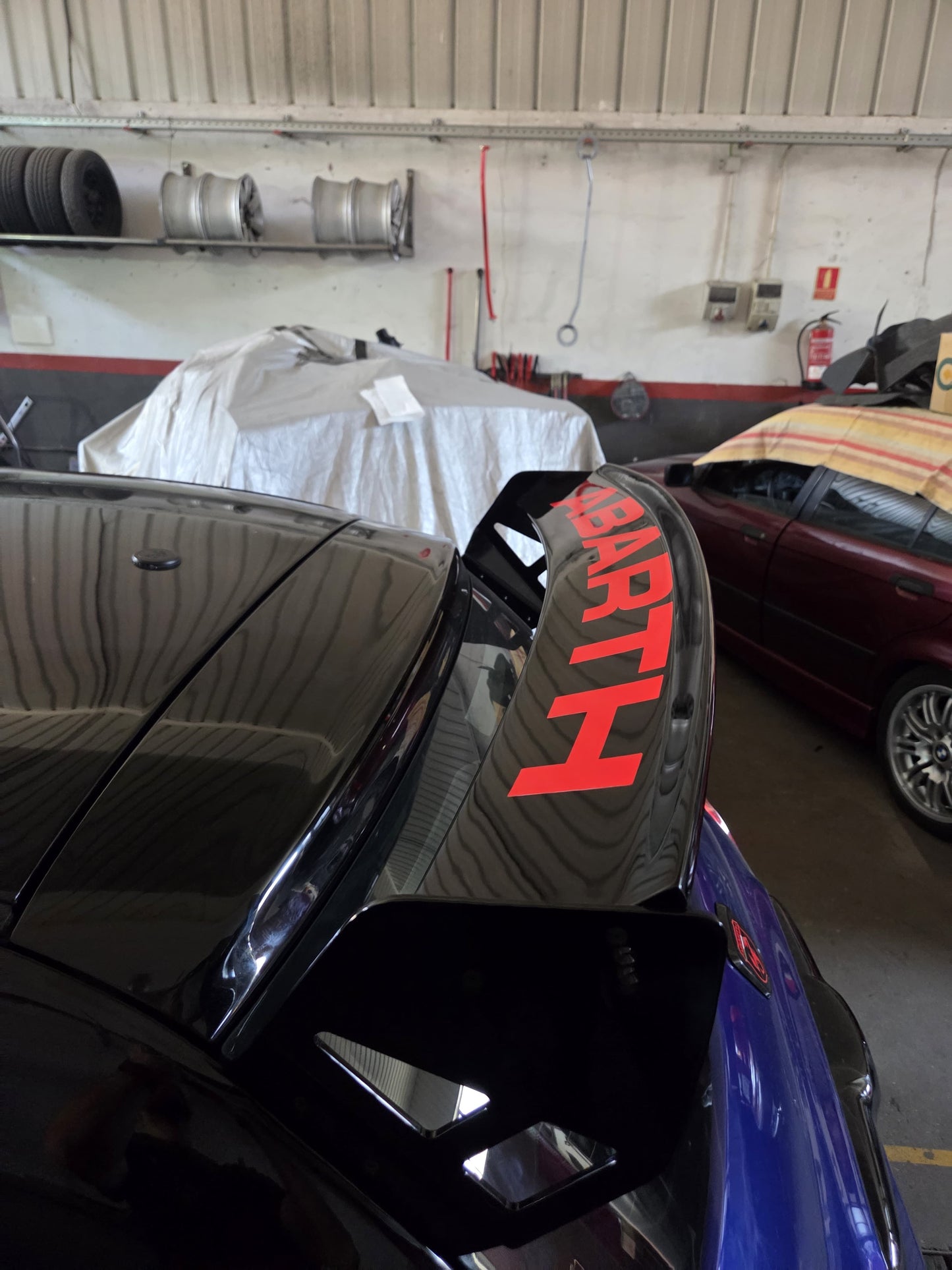 Novedad!! Abarth Spoiler 2.0 Alerón Track Extreme Fiber CHD