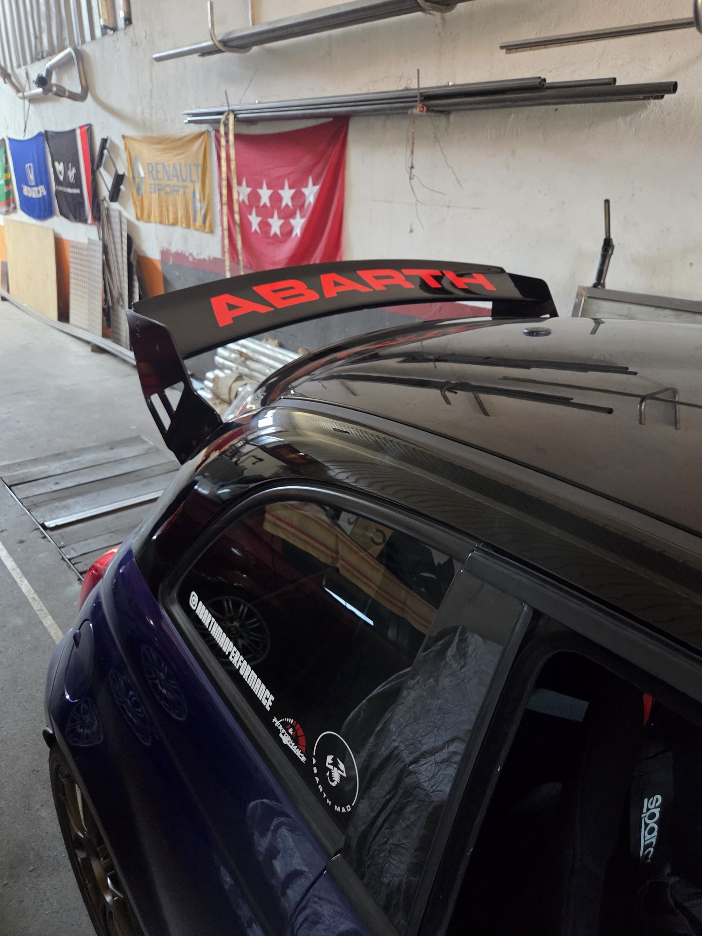 Novedad!! Abarth Spoiler 2.0 Alerón Track Extreme Fiber CHD