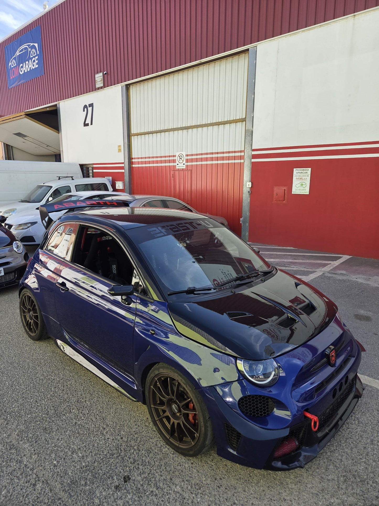 Novedad!! Abarth Spoiler 2.0 Alerón Track Extreme Fiber CHD