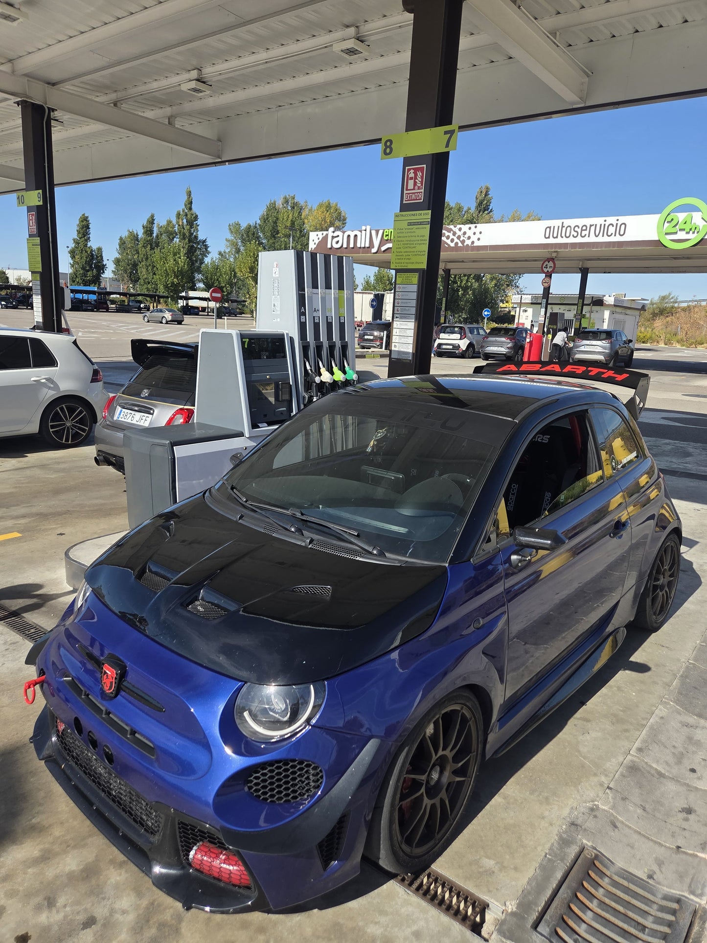 Novedad!! Abarth Spoiler 2.0 Alerón Track Extreme Fiber CHD