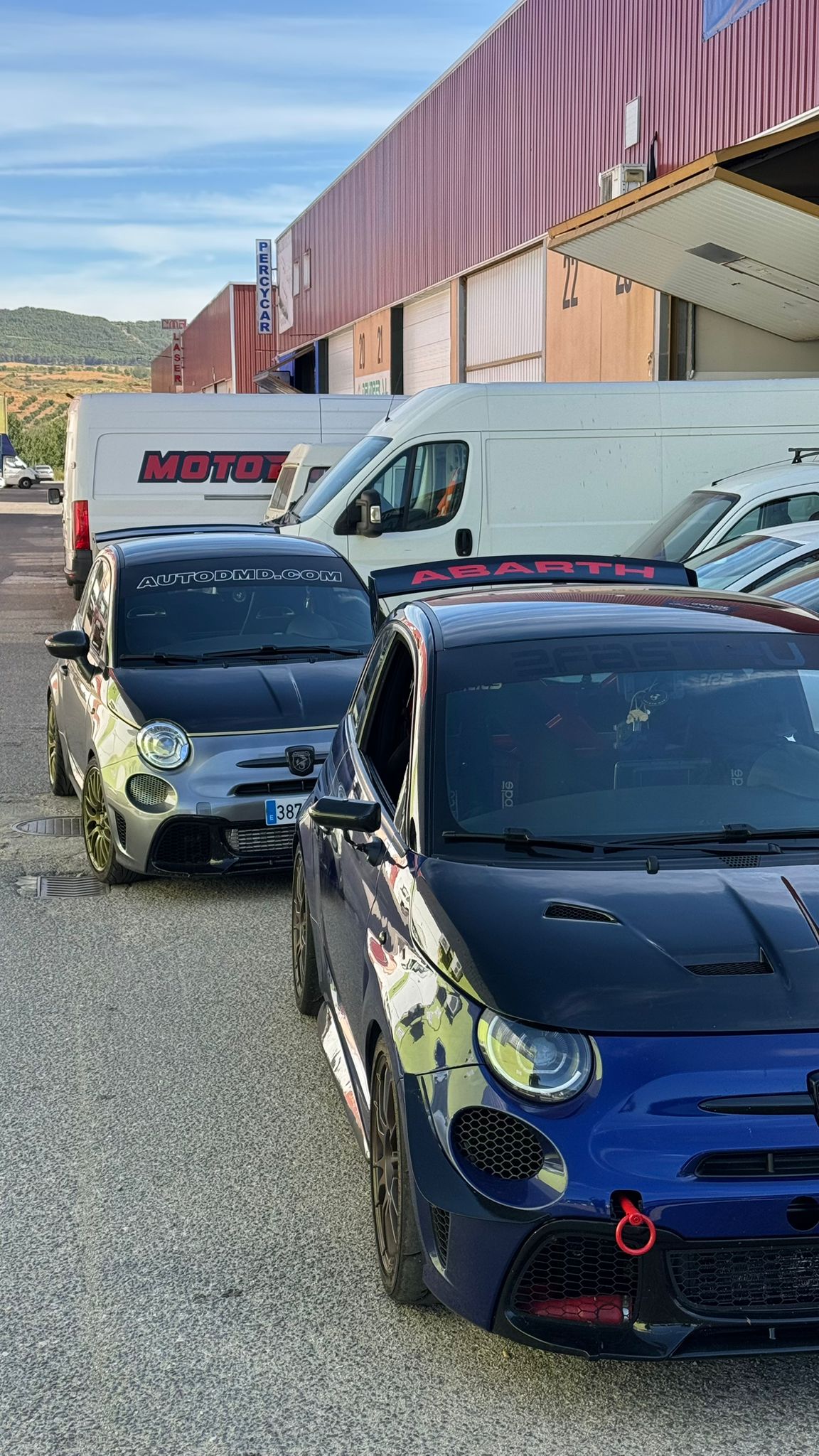 Novedad!! Abarth Spoiler 2.0 Alerón Track Extreme Fiber CHD