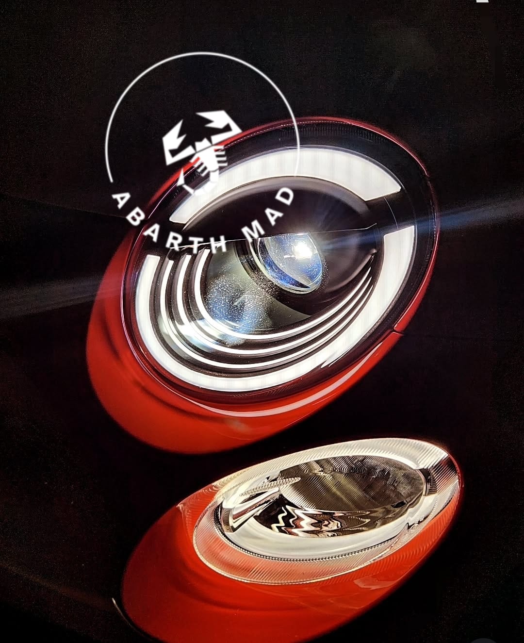 Pre ORDER Abarth Faros Full Led Headlights Halogen & Xenon