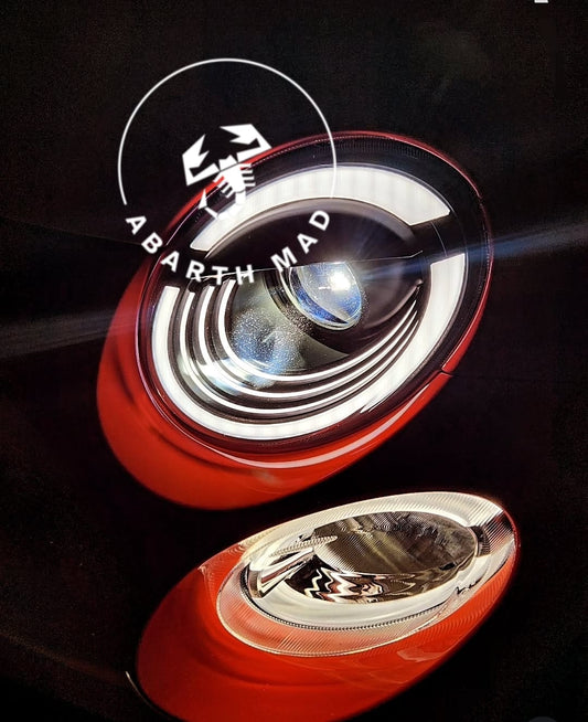 Pre ORDER Abarth Faros Full Led Headlights Halogen & Xenon