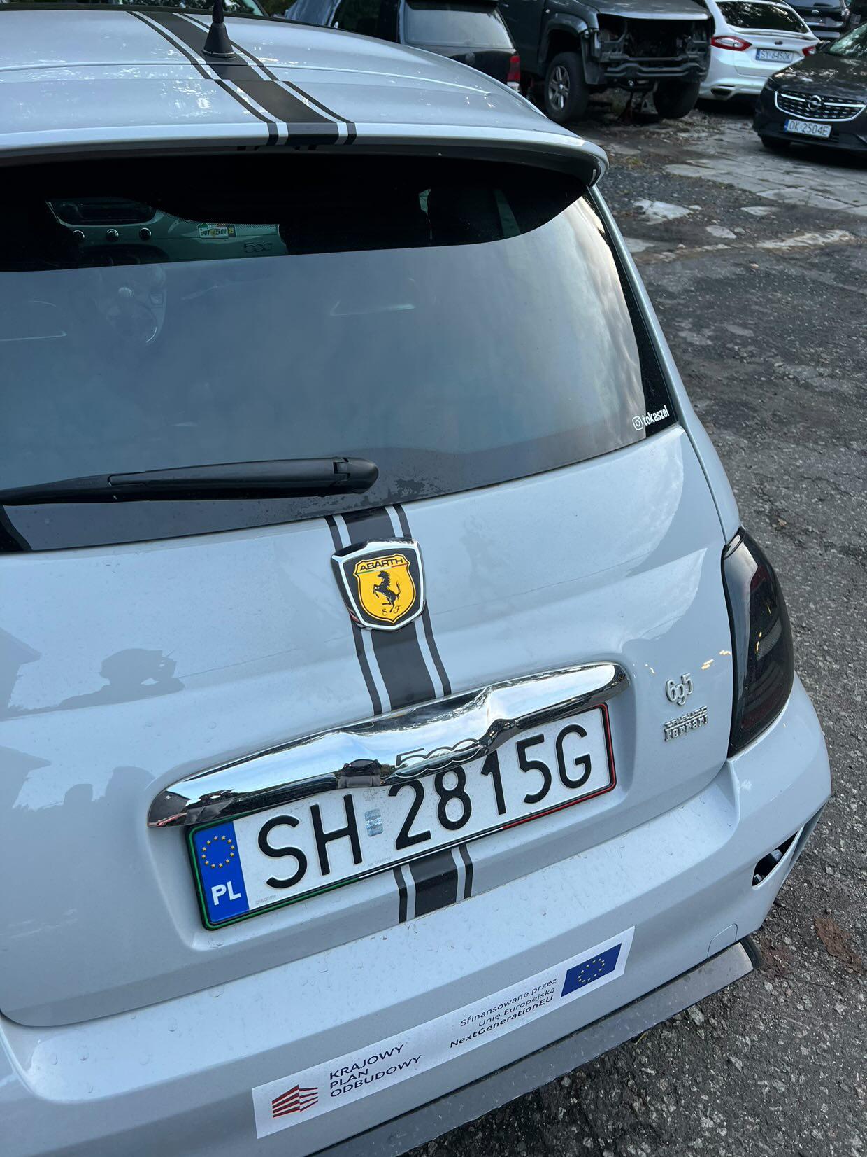 Abarth Kit Logos Ferrari 5 piezas Vinyl Sticker Pegatinas