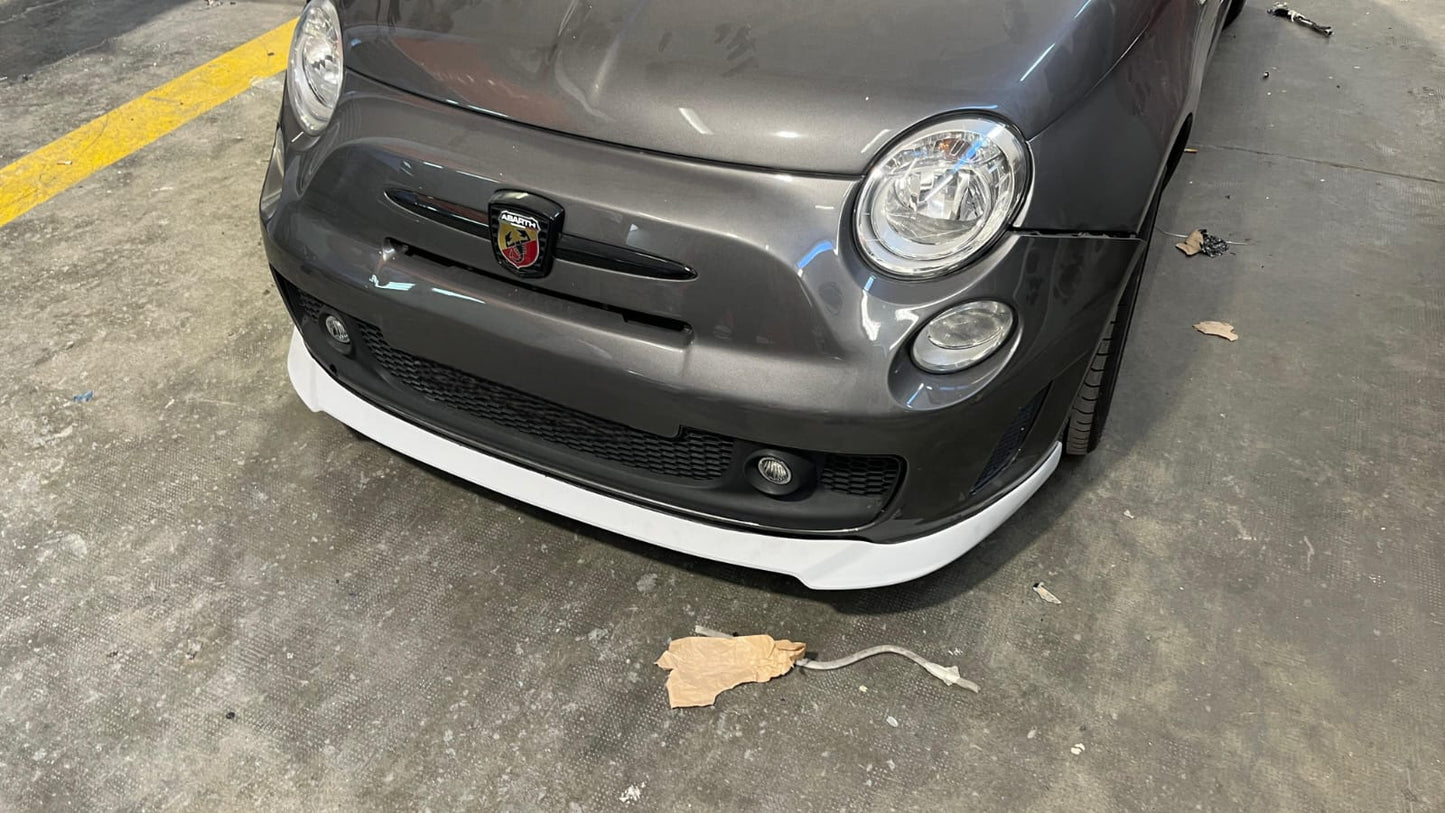 Abarth 2008-2016 Pre Restyling Facelit Lip Splitter Bumper Paragolpes Delantero Fibra