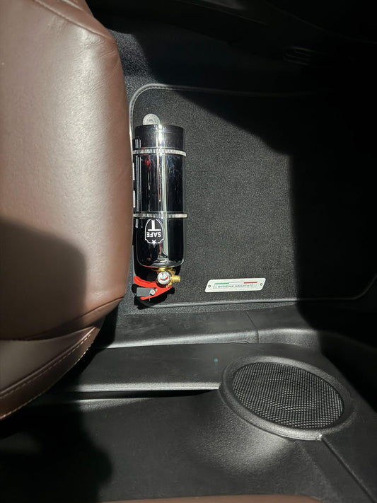 Exclusivo Abarth Fiat Soporte Extintor Fire Extinguisher Quick Release