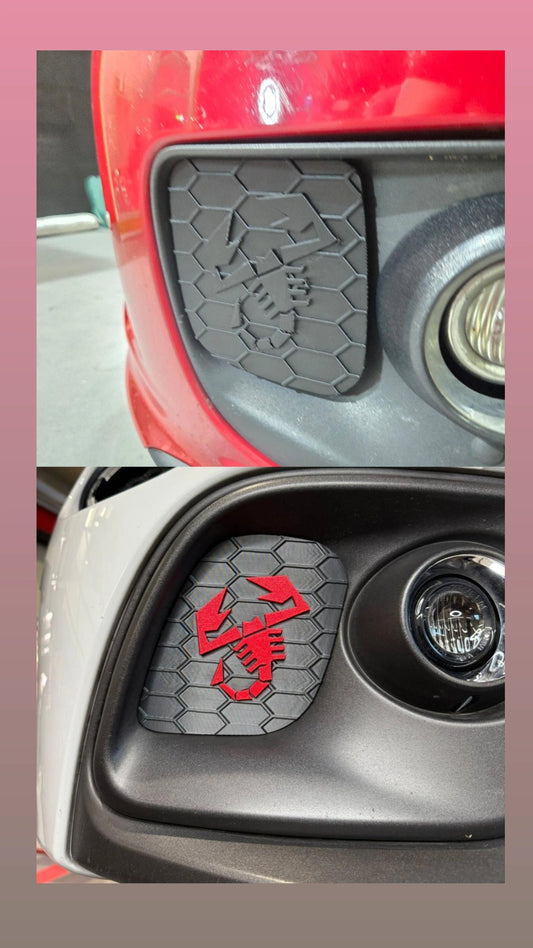 Abarth All Model Cover Tapa (1) Agua Waterproof Admisión Baja Frontal