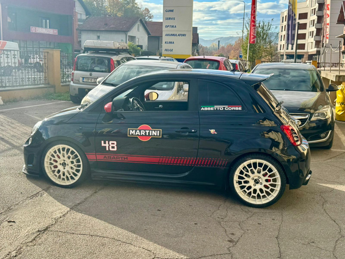 NEW!! Abarth Fiat Alfa 4x98 17x7J et29 Mak APX