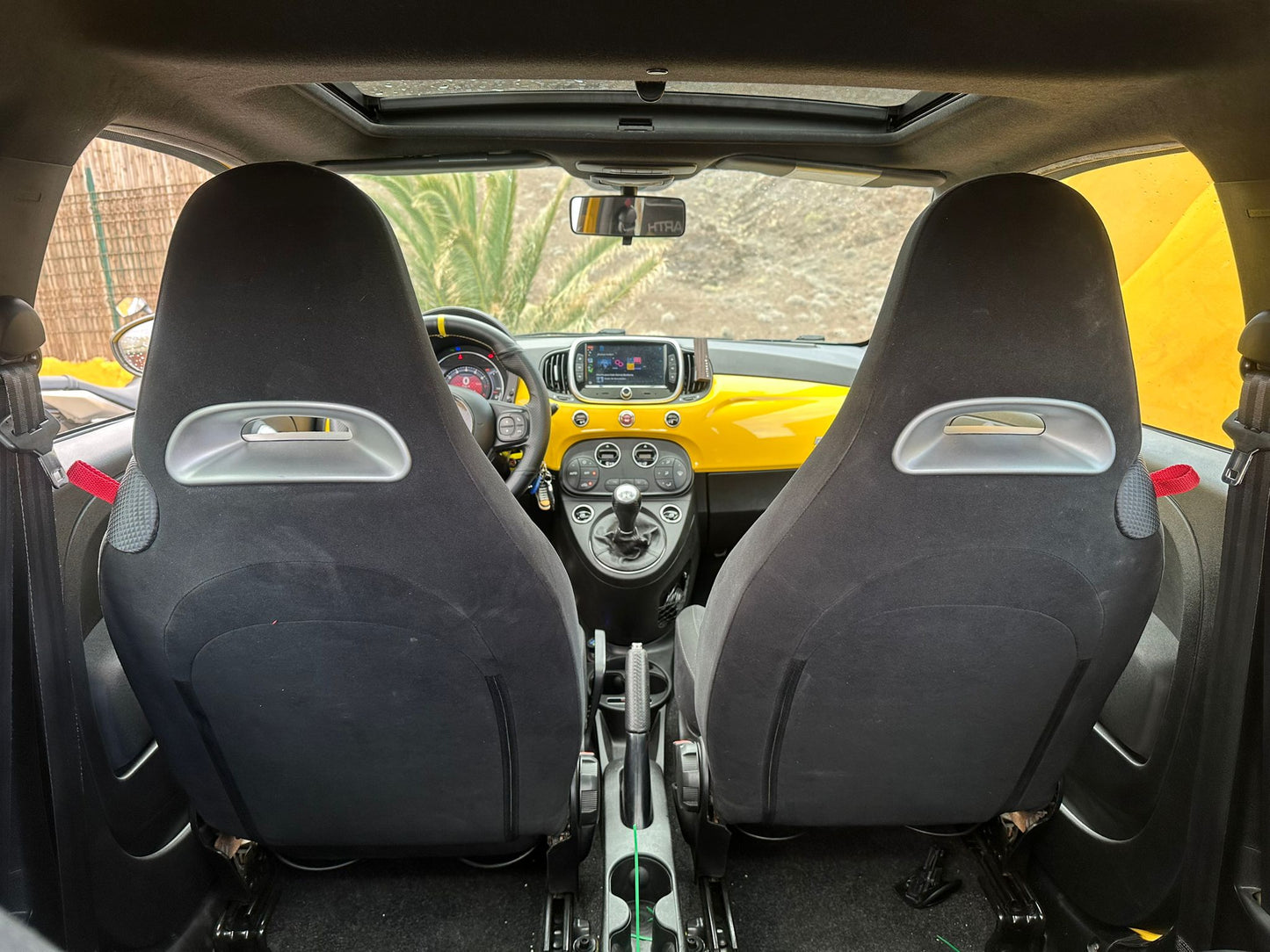 Abarth (2) Standard Seat Handle (No Sabelt) Tiradores Asientos