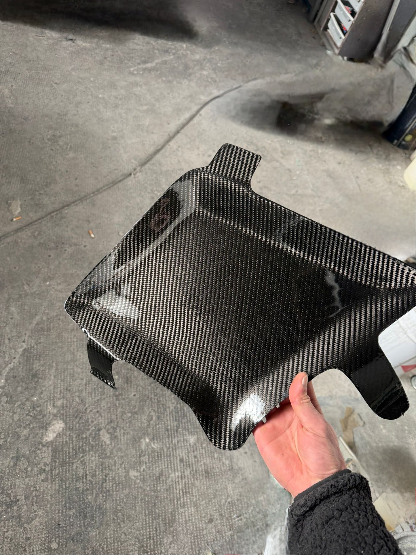 Abarth Cover Bateria Battery 100% Real Carbon Fiber