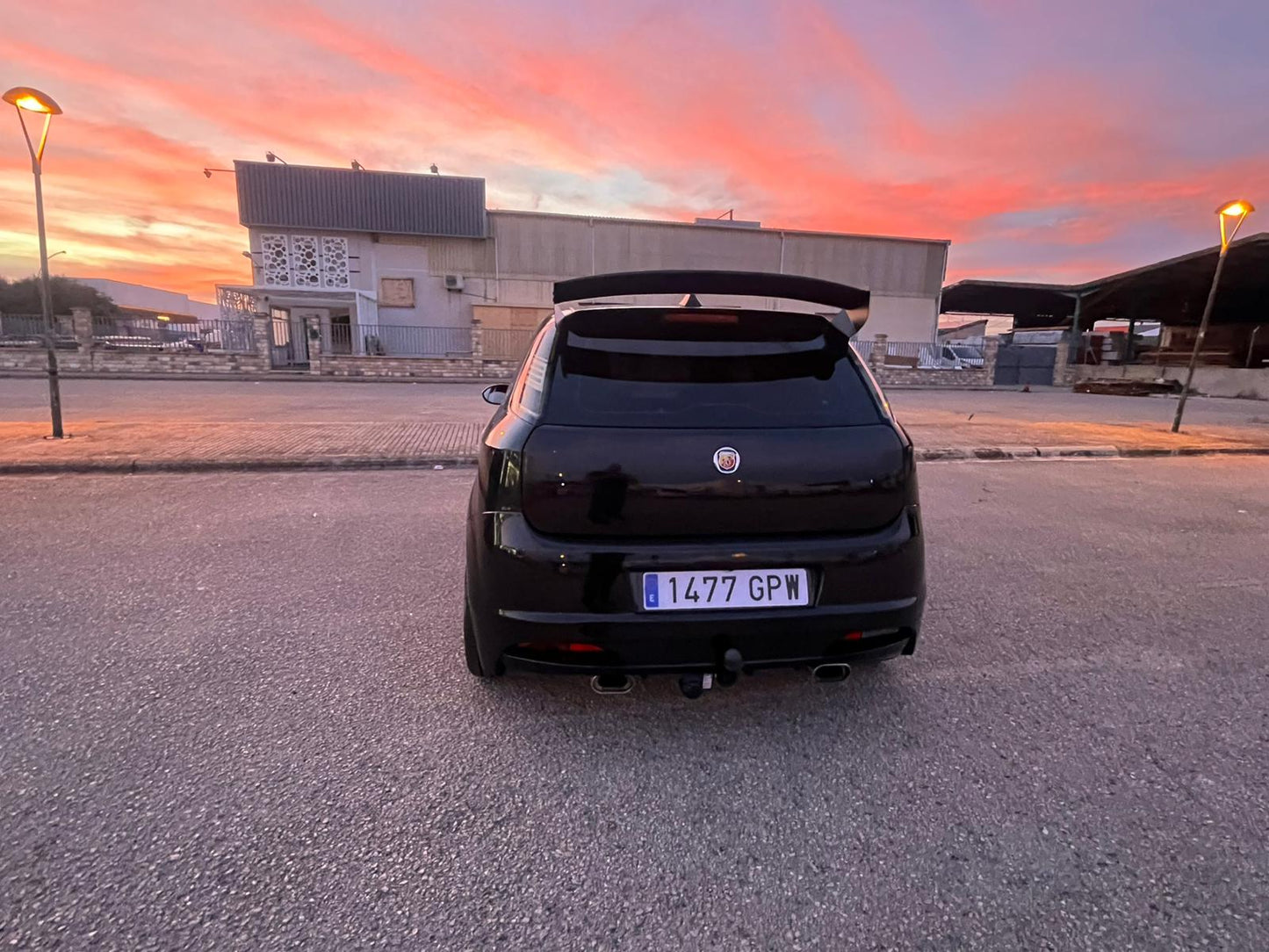 Abarth Fiat GPA Evo Punto Spoiler Alerón Trackaero