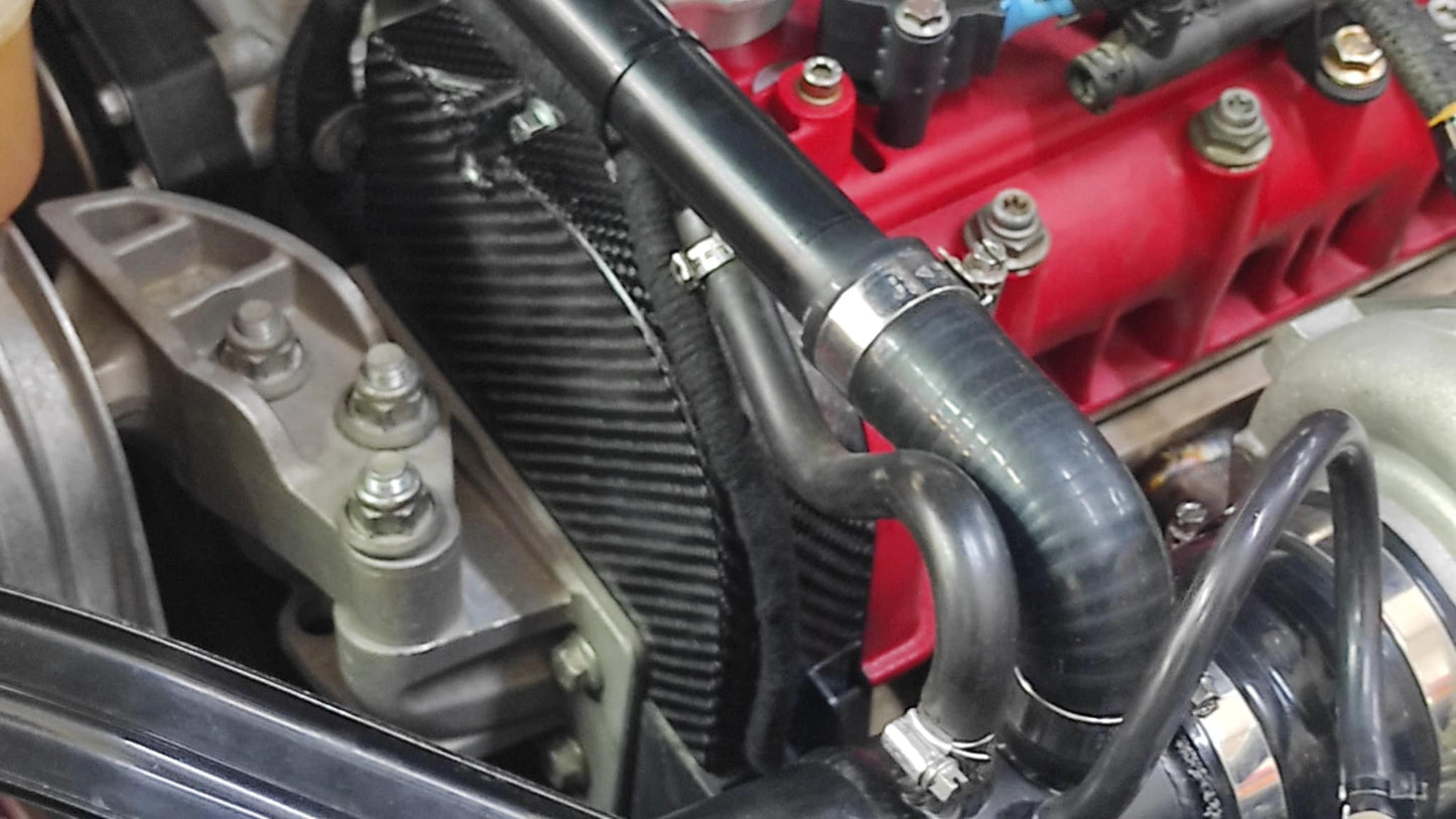 Exclusive!! Abarth 500/595/595 Tjet Carbon Fiber Timing Distribución Replacement (not cover)