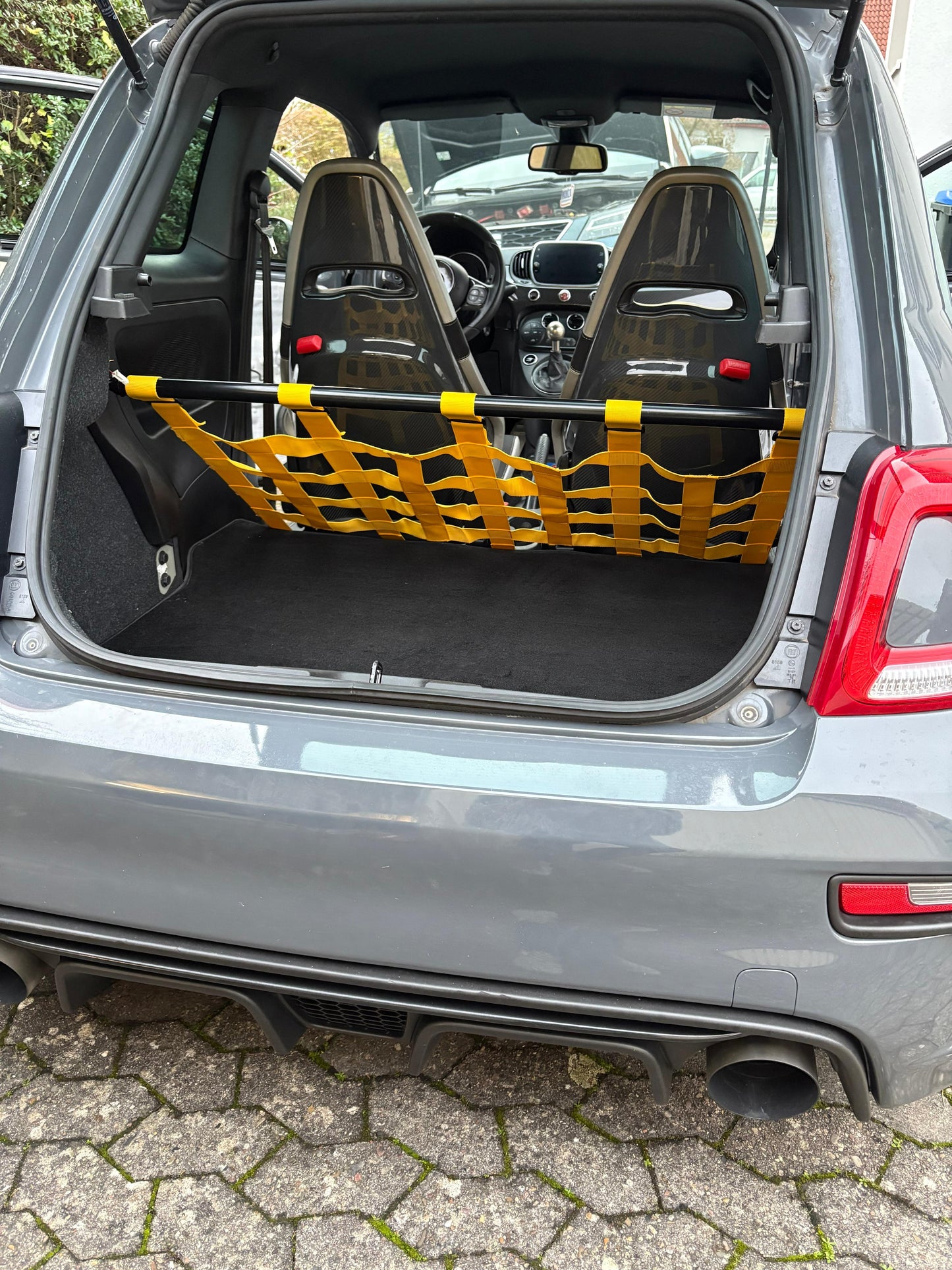 Abarth Kit Biplaza Rear Seat Delete tipo Biposto Completo