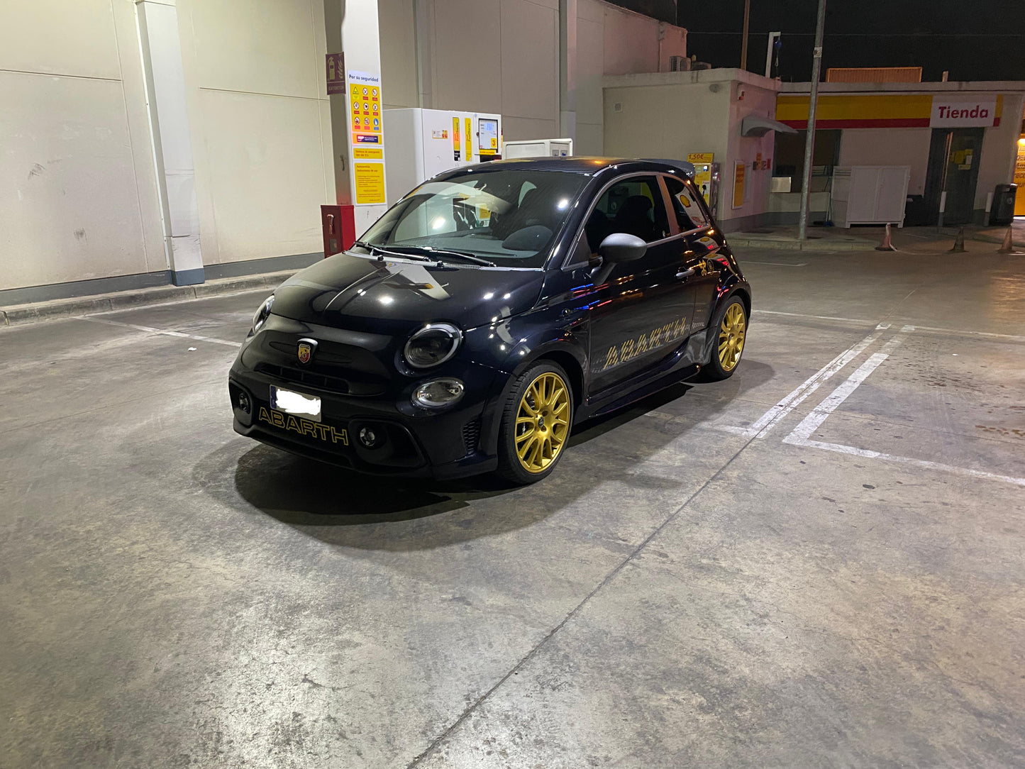 Abarth 3D Letters Grille Front Grill Restyling 🔴🟡⚪🔵🇮🇹