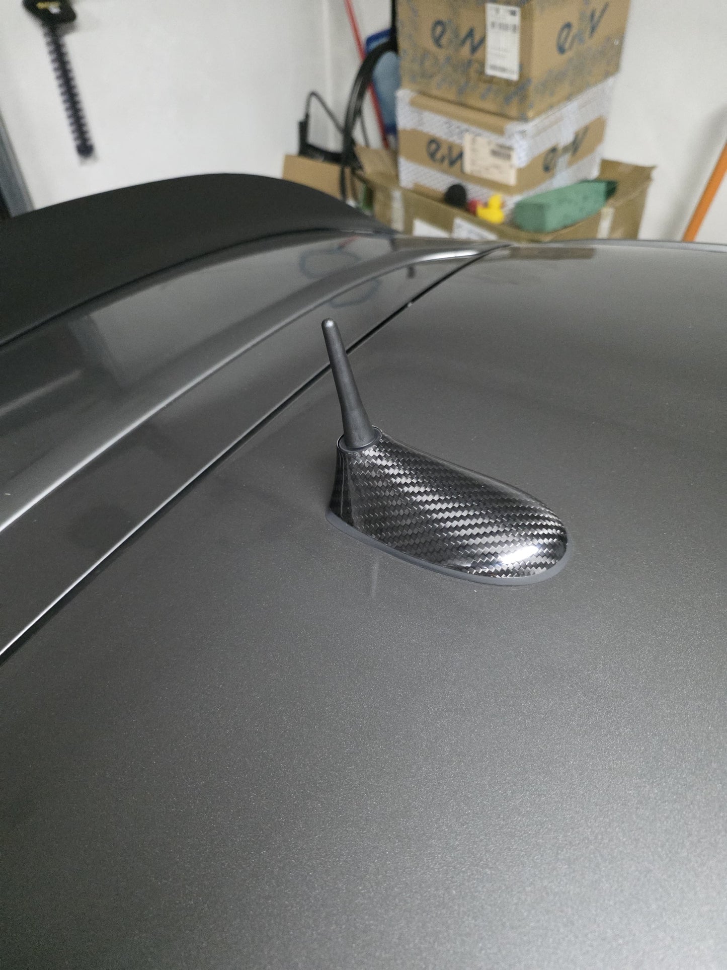 Abarth Antenna Cover Carbon Fiber Long Model