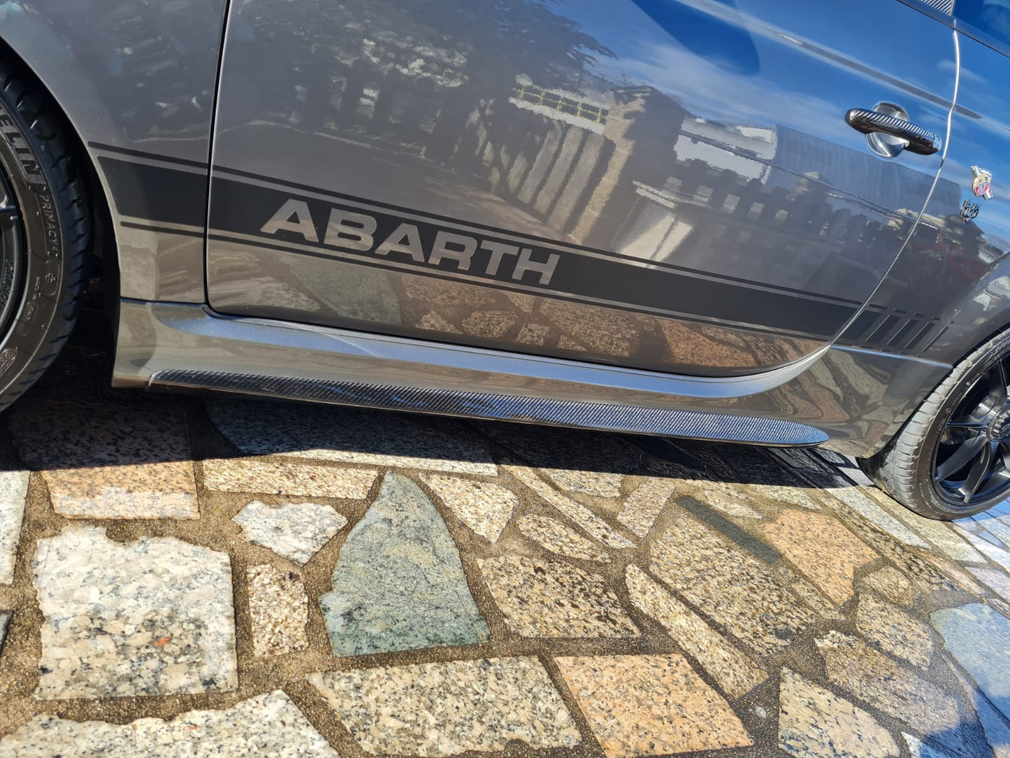 Abarth 500 Wide Side Skirts Biposto and 70th Anniversary Style