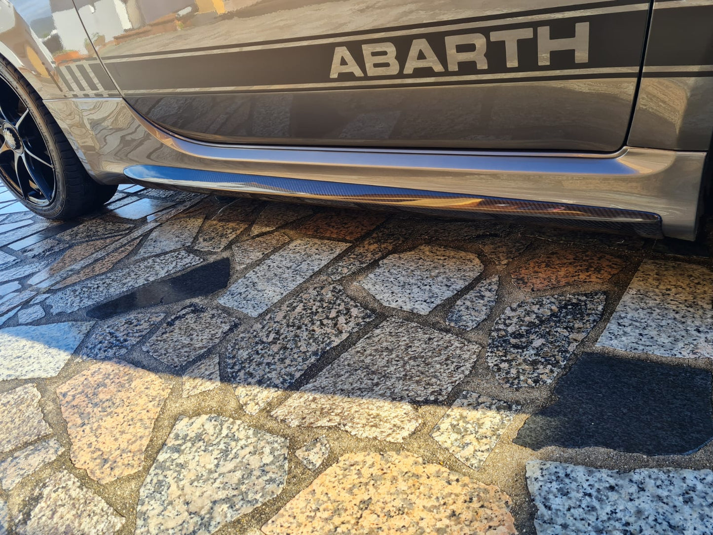Abarth 500 Wide Side Skirts Biposto and 70th Anniversary Style