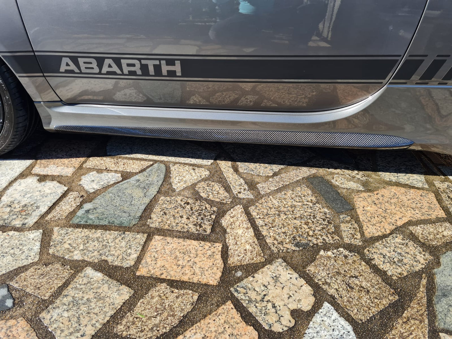 Abarth 500 Wide Side Skirts Biposto and 70th Anniversary Style