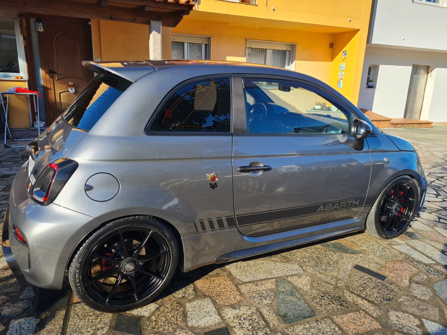 Abarth 500 Wide Side Skirts Biposto and 70th Anniversary Style