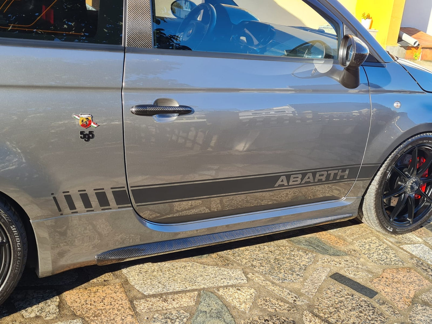 Abarth 500 Wide Side Skirts Biposto and 70th Anniversary Style