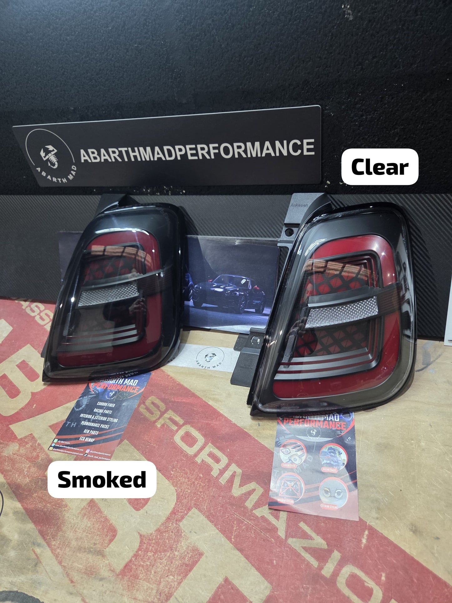 Abarth & Fiat 500 2008-2023 Full Led Faros Traseros Tail lights Pre Restyling & Restyling Homologados