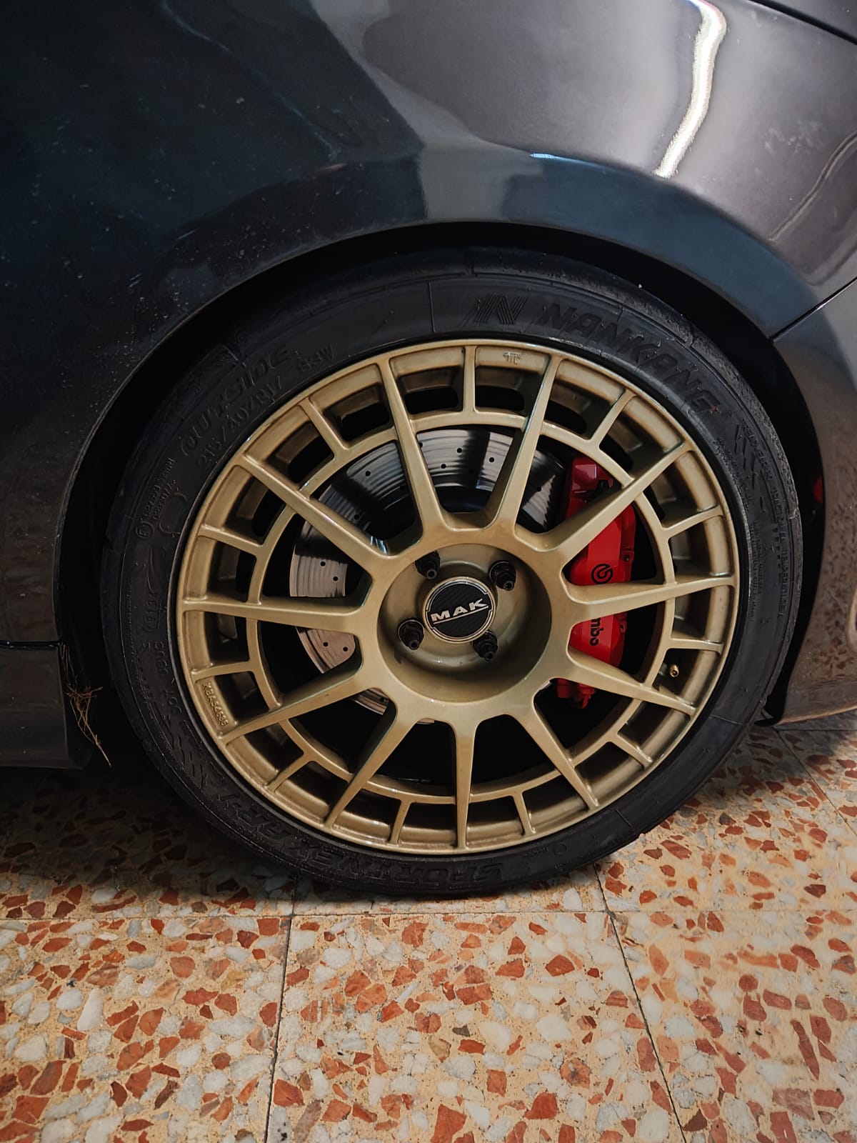 Abarth Llantas Mak Wheels 17"x 7 4x98 ET29 o ET35 4X100