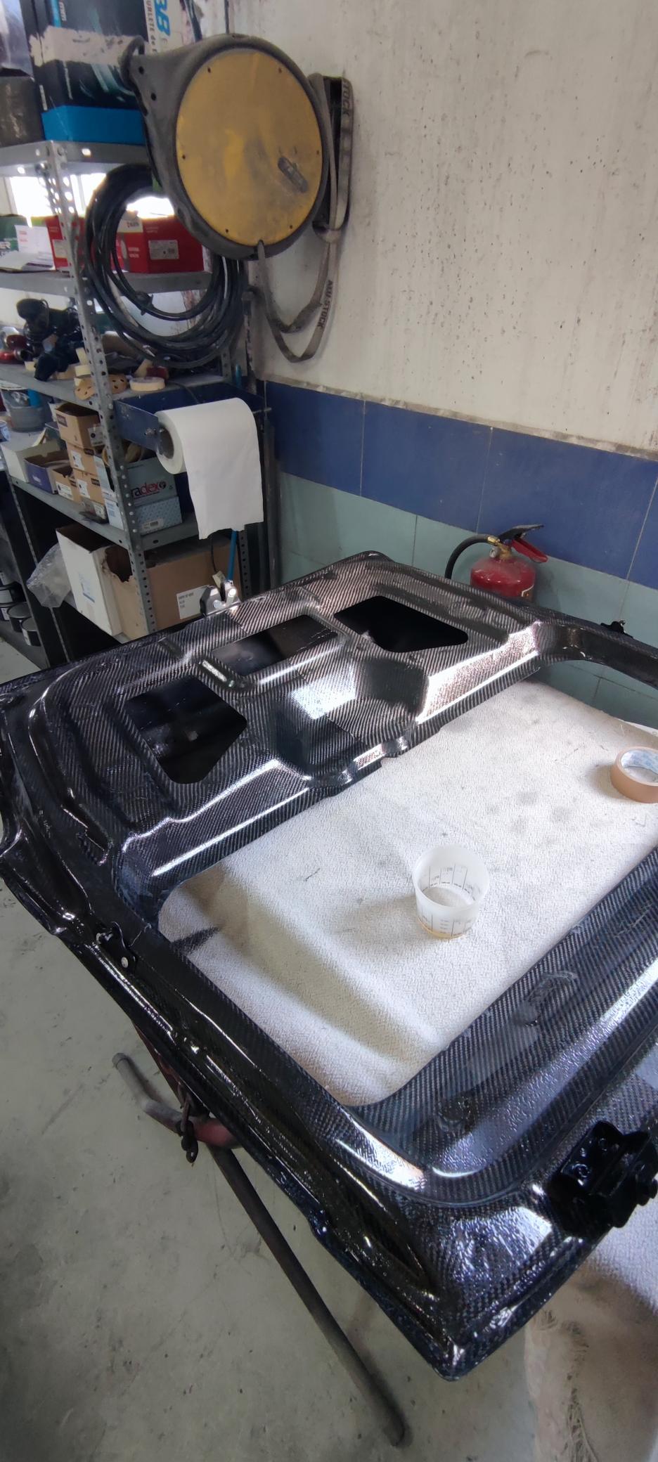 Pre order!! NEW Abarth Baule Maletero Trunk 100% Real Carbon Fiber 7kg