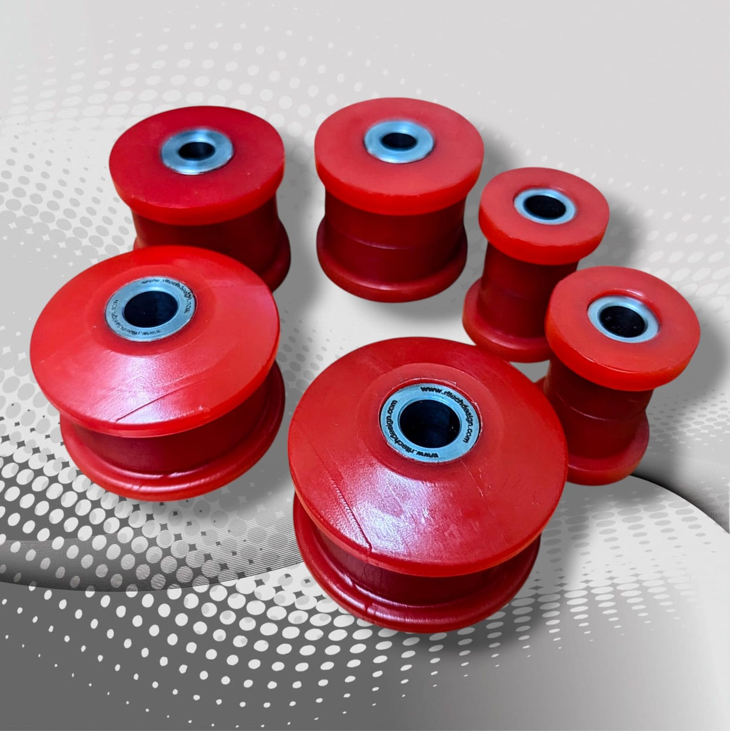 Abarth Fiat 500 Polyurethane Bushings Set Tacos Powerflex Style Kit 6 Pieces