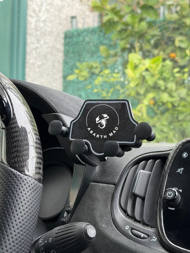 Abarth 500 Soporte Teléfono Cupula Específico Phone Holder Bracket Cluster