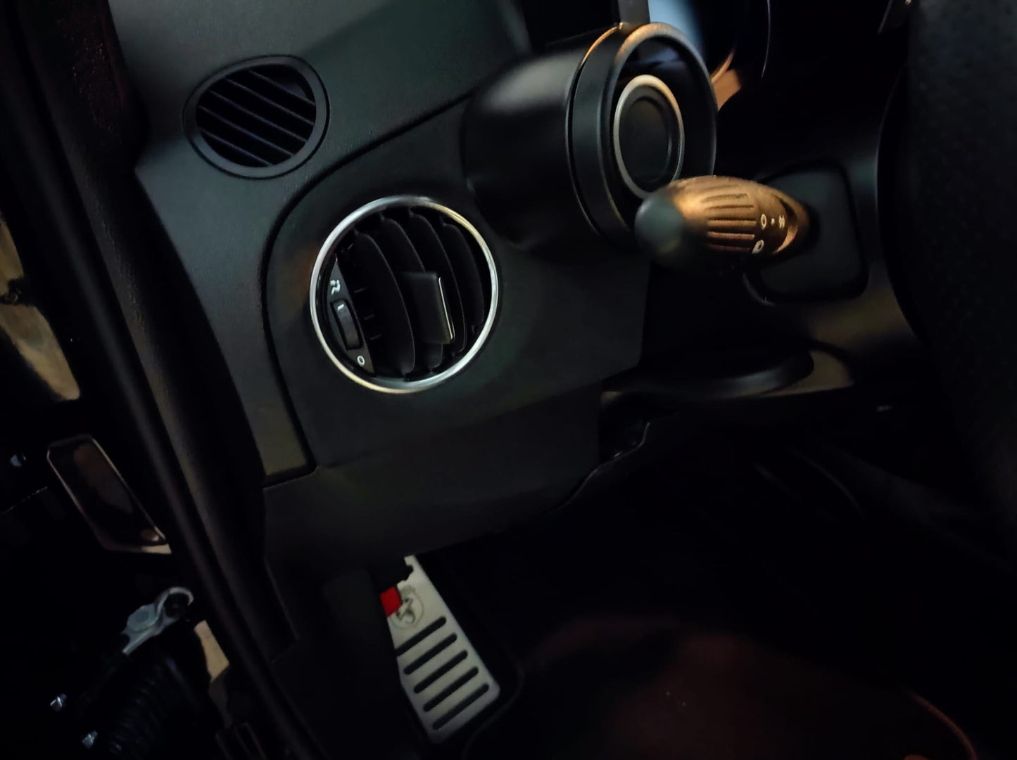 Abarth Fiat Dashboard Upholstered Dash Custom Leather Alcantara