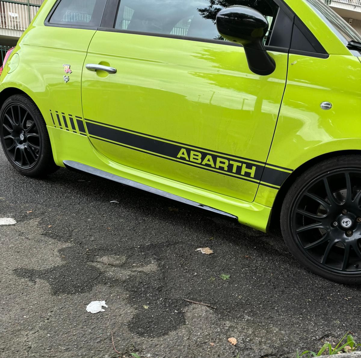 Abarth 500 Wide Side Skirts Biposto and 70th Anniversary Style